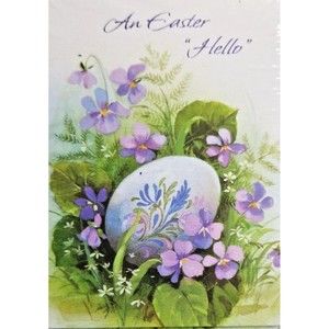 Easter Greeting Cards Paramount Cards Envelopes+Checklist 8 Pack Sealed Vintage